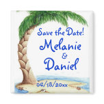 Tropical Save the Date! magnets