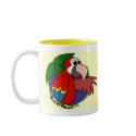 Tropical Scarlet Macaw Mug