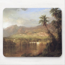 Tropical Scene by Frederick Edwin Church mousepads
