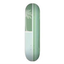 Tropical Seafoam, Sage Green, & Baby Blue Skate Board Decks