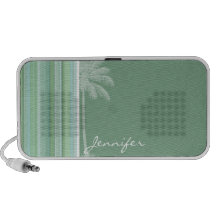 Tropical Seafoam, Sage Green, & Baby Blue Travelling Speaker