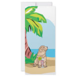 Tropical Sharpei rack cards