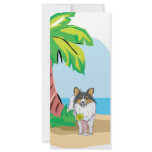 tropical sheltie rack cards