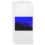 Tropical Silhouette Customized Rack Card