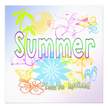 Tropical Summer Invitation