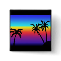 Tropical Sunset Button
