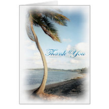 Tropical Thank You Card