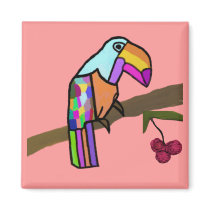 Tropical Toucan Magnet