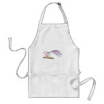 Tropical watercolor bird apron