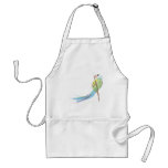 Tropical watercolor bird apron