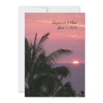 Tropical Wedding Invitation