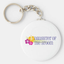 Tropical Wedding Key Chains