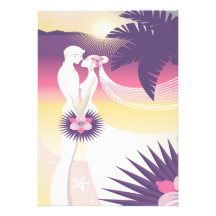 Tropical Wedding Personalized Invitation