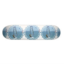Tropical Windsurfing Skateboard