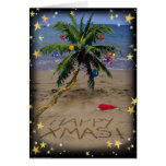 Tropical X-mas Greeting Card