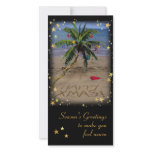 Tropical X-mas photo cards