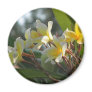 Tropical Yellow and White Flowers Refrigerator Magnet