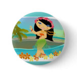 Tropo Girl Hula Dancer buttons