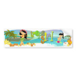 Tropogirl Adesivo bumper stickers