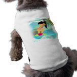 TropoGirl surfando pet clothing