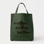 Trout Catch and Release Canvas Bag
