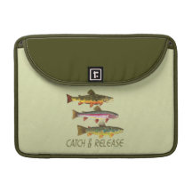 Trout Catch and Release Sleeves For MacBook Pro