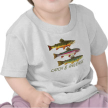 Trout Catch and Release T-shirts