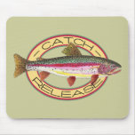 Trout Catch & Release Fishing mousepads