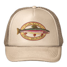 Trout Catch & Release Fishing Trucker Hats