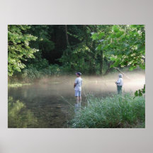 Trout Fishing at Cloud 9 Ranch Club Poster