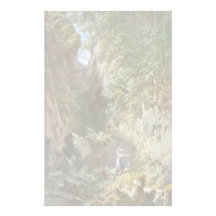 Trout Fishing By Spitzweg Carl Stationery Design