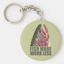 Trout Fishing More Keychains