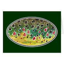Trout Fly FIshing Cards