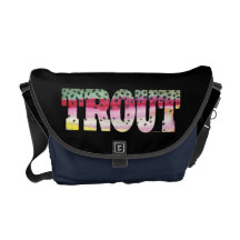 Trout Fly Fishing Messenger Bags
