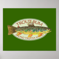 Trout Fly Fishing Posters