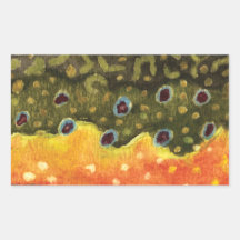 Trout Fly Fishing Sticker