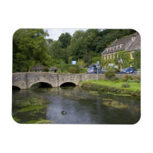 Trout stream in the village of Bibury, Flexible Magnets