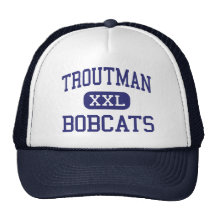 Troutman Bobcats Middle Troutman Mesh Hats