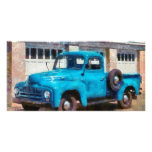 Truck - An International old truck photo cards