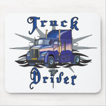 Truck Driver Mouse Mats