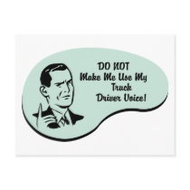 Truck Driver Voice Postcards