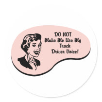 Truck Driver Voice Stickers