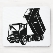 truck dump dumper tipper lorry mousepads