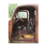 Truck Filled With Junk and Missing a Door Postcards