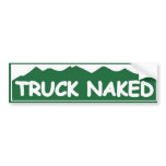 Truck-Naked bumper stickers