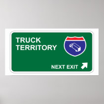 Truck Next Exit Print