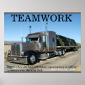 Truck Teamwork posters