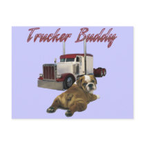 Trucker Buddy Post Card