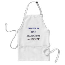 TRUCKER BY DAY APRON