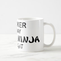 Trucker Deadly Ninja by Night Coffee Mug